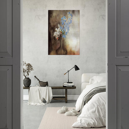 ORCHIDS - Odilon Redon Brushed Aluminum Print - 70x100 cm / 28x40 inches | Odilon Redon Aluminum Print | Odilon Redon Prints