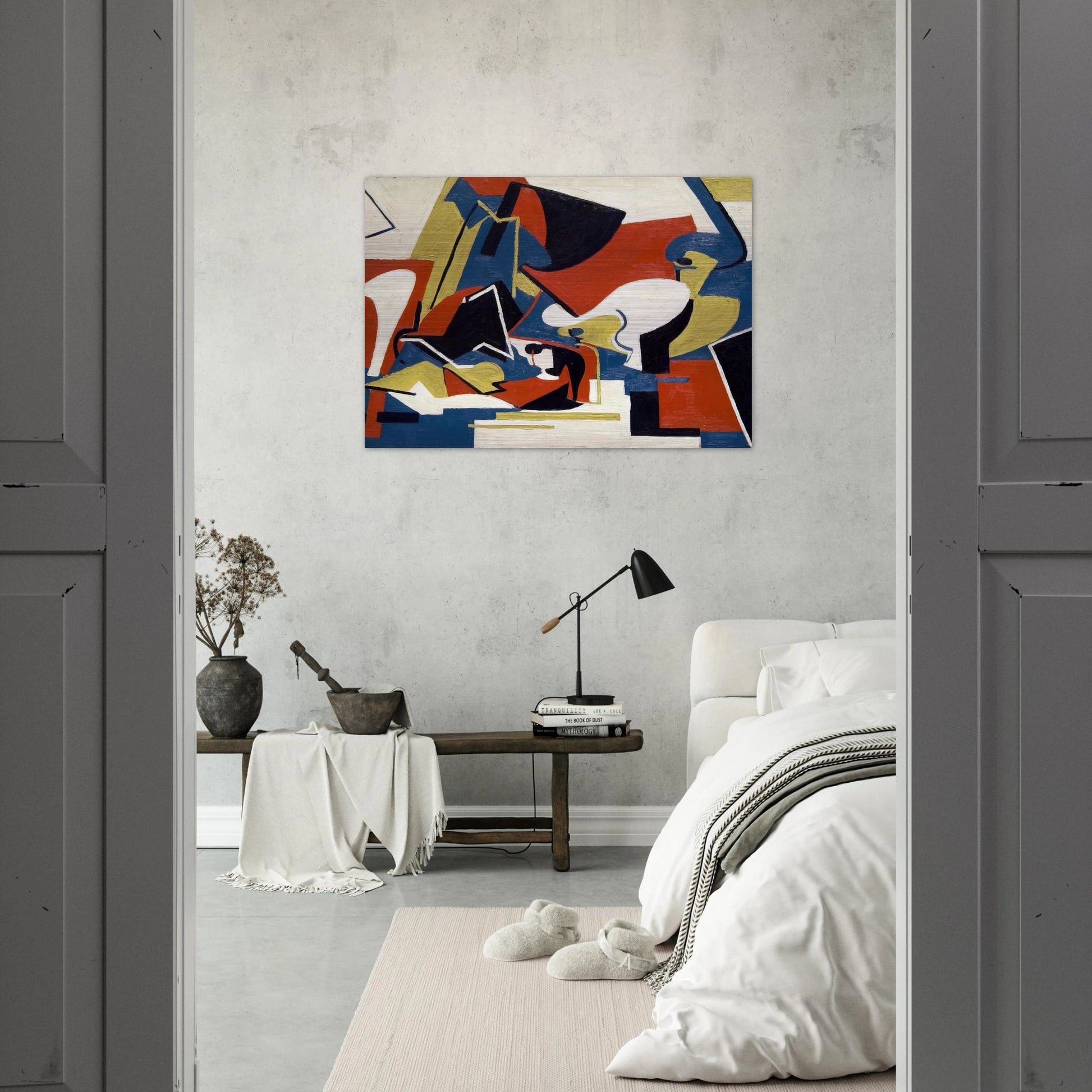 Untitled - Lee Krasner Brushed Aluminum Print - 70x100 cm / 28x40 inches | Lee Krasner Aluminum Print | Lee Krasner Prints