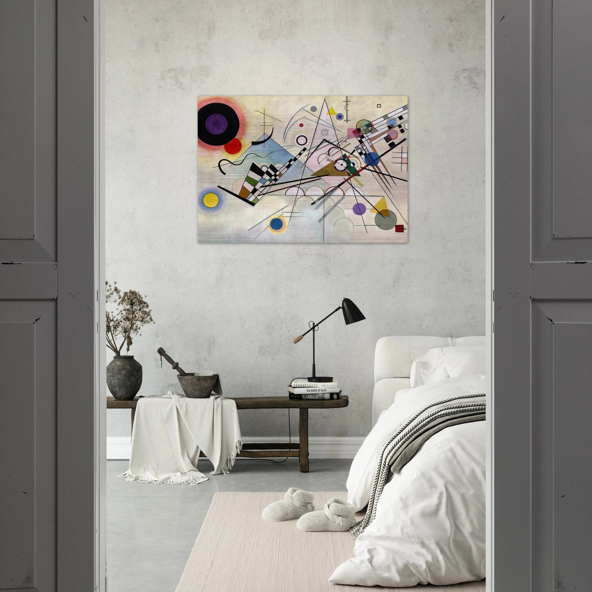 COMPOSITION 8 1923 - Wassily Kandinsky Brushed Aluminum Print - 70x100 cm / 28x40 inches | Wassily Kandinsky Aluminum Print | Wassily Kandinsky Prints