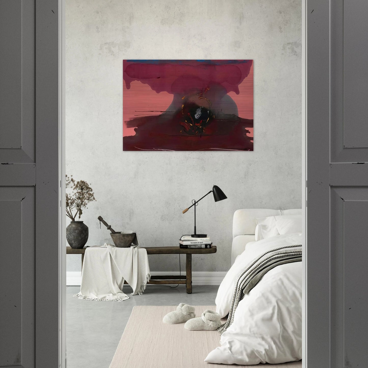 Harbinger - 1986 - Helen Frankenthaler Brushed Aluminum Print - 70x100 cm / 28x40 inches | Helen Frankenthaler Aluminum Print | Helen Frankenthaler Prints