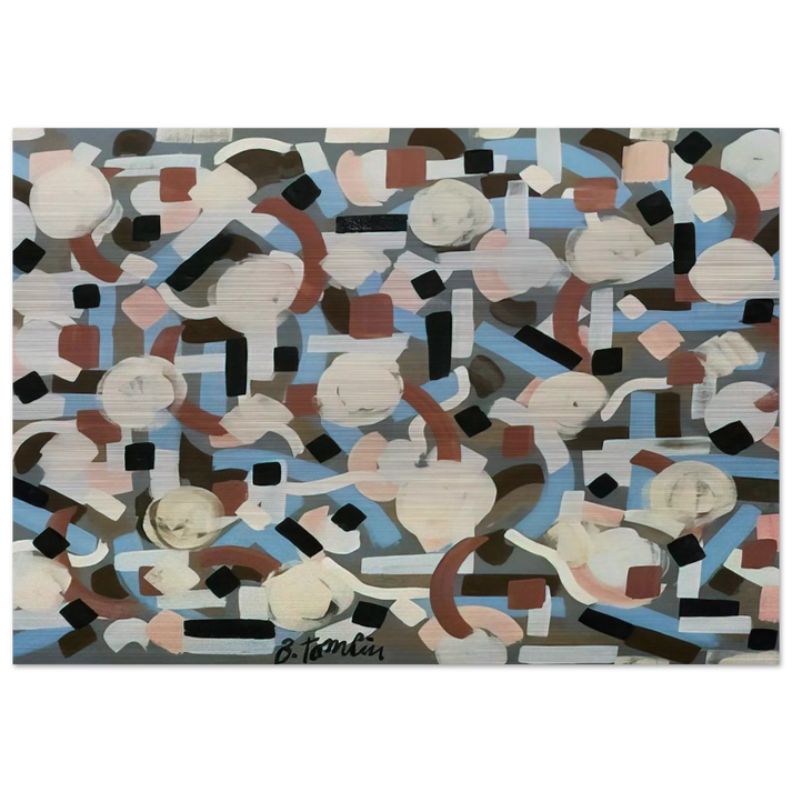 Untitled - 1952 - Bradley Walker Tomlin Brushed Aluminum Print - 70x100 cm / 28x40 inches | Bradley Walker Tomlin Aluminum Print | Bradley Walker Tomlin Prints