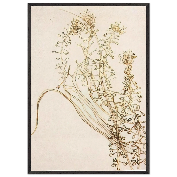 Blossoming Branches - Vincent van Gogh 70x100 cm / 28x40 inches Framed Art Print – Black Wooden Frame