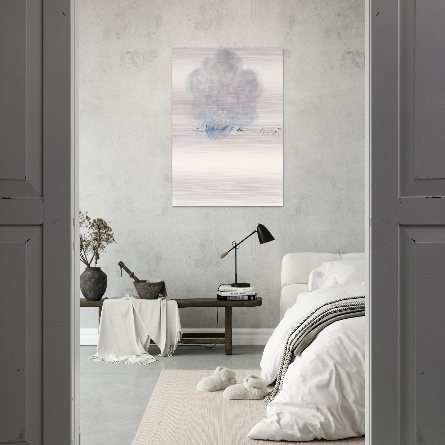 Fifty Days at Iliam. Shades of Eternal Night - Cy Twombly Brushed Aluminum Print - 70x100 cm / 28x40 inches | Cy Twombly Aluminum Print | Cy Twombly Prints