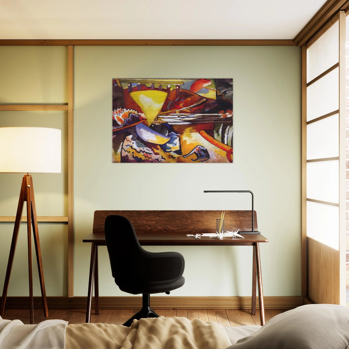 IMPROVISATION 11 1910 - Wassily Kandinsky Brushed Aluminum Print - 70x100 cm / 28x40 inches | Wassily Kandinsky Aluminum Print | Wassily Kandinsky Prints