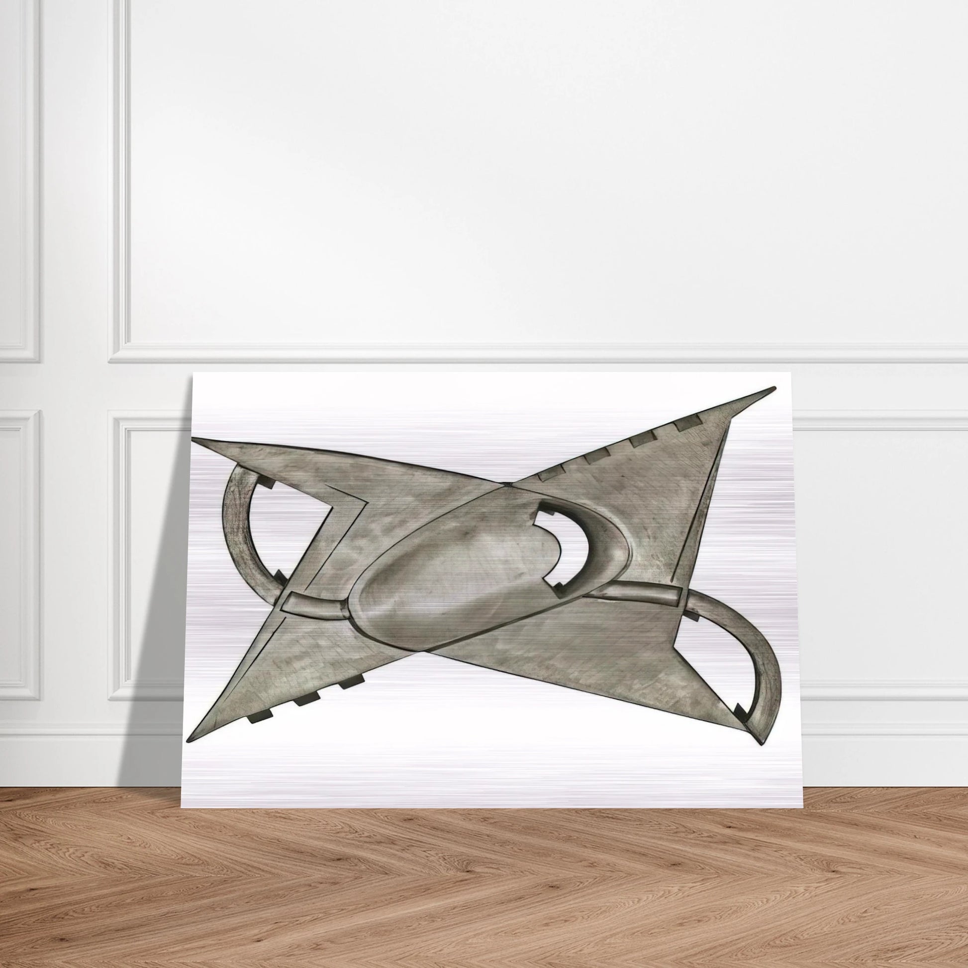 A partir d'un centre concave - Kinetic Art - Gyula Kosice Brushed Aluminum Print - 70x100 cm / 28x40 inches | Gyula Kosice Aluminum Print | Gyula Kosice Prints