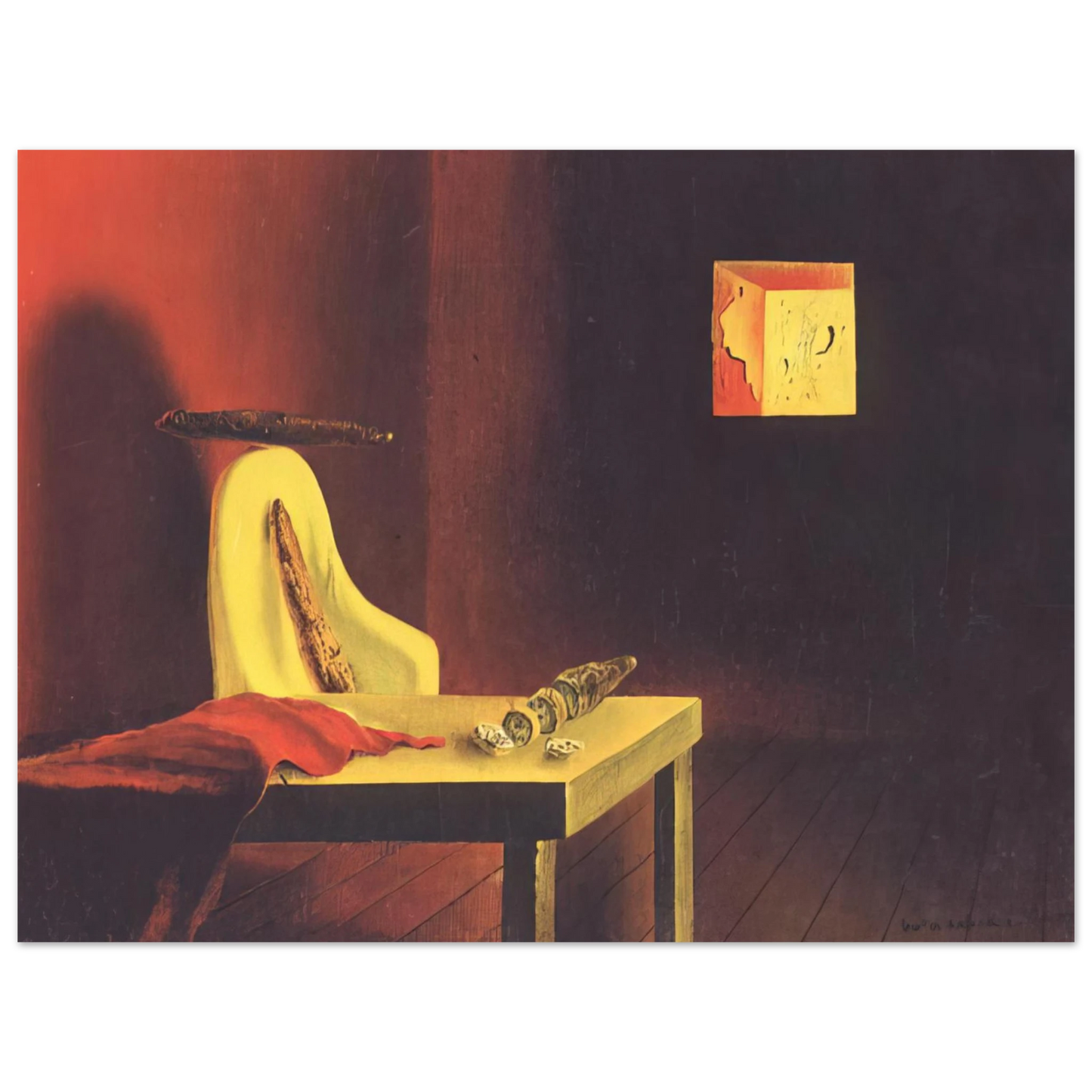 Salvador Dali - THE INVISIBLE MAN  75x100 cm / 30x40inches Fine Art Poster
