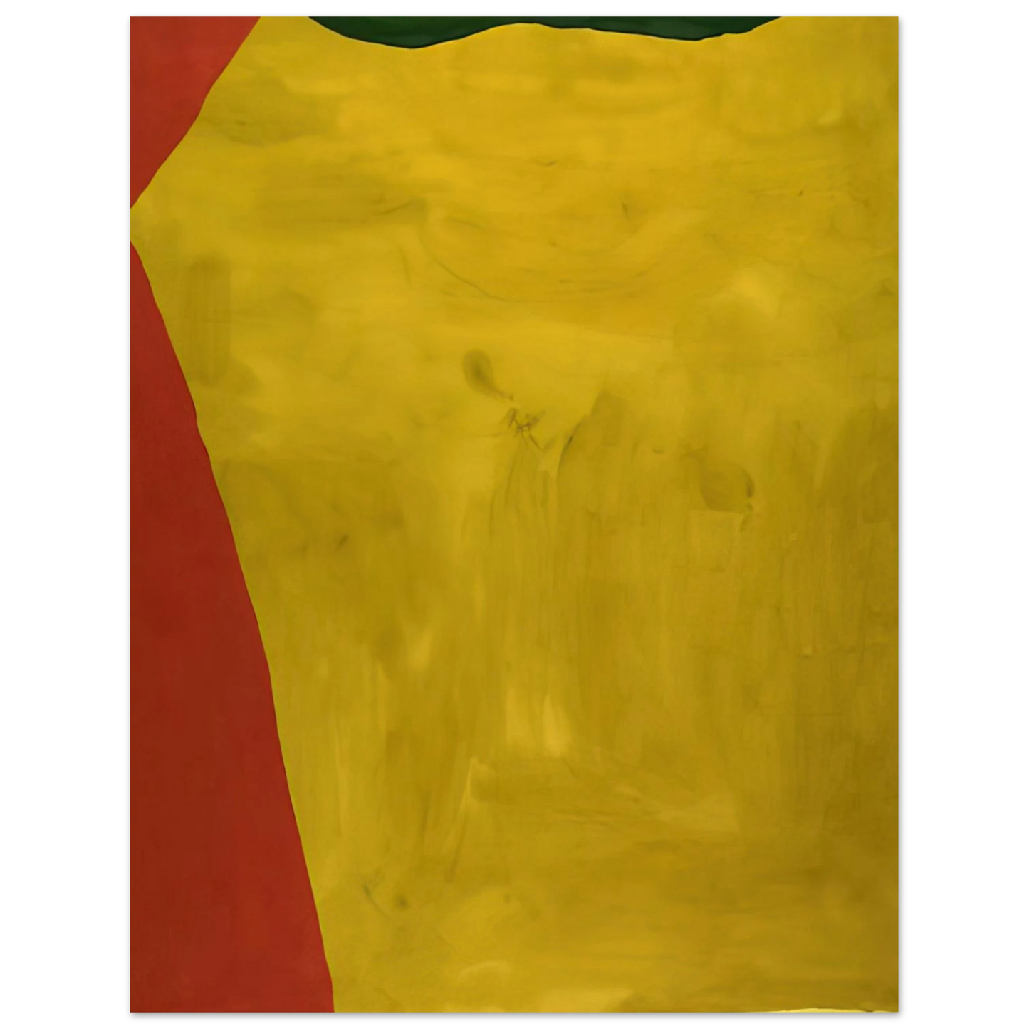 Helen Frankenthaler - Blessing of the Fleet - 1969 Wall art - 30x45 cm / 12x18 inches - Premium Wooden Framed Poster With Fine Art Paper-canvas - Black frame