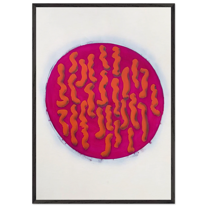 Untitled Sunset Series 32  - 1965 - John Altoon 70x100 cm / 28x40 inches Framed Art Print – Black Wooden Frame