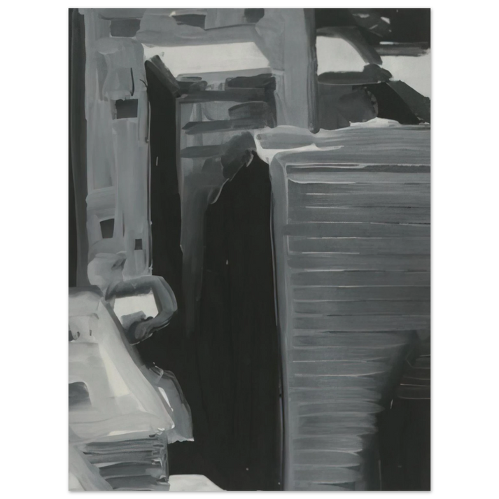 Gerhard Richter - TOWNSCAPE 1968  75x100 cm / 30x40inches Fine Art Poster