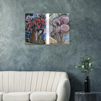Still Life - Expressionism - Natalia Goncharova Brushed Aluminum Print - 70x100 cm / 28x40 inches | Natalia Goncharova Aluminum Print | Natalia Goncharova Prints