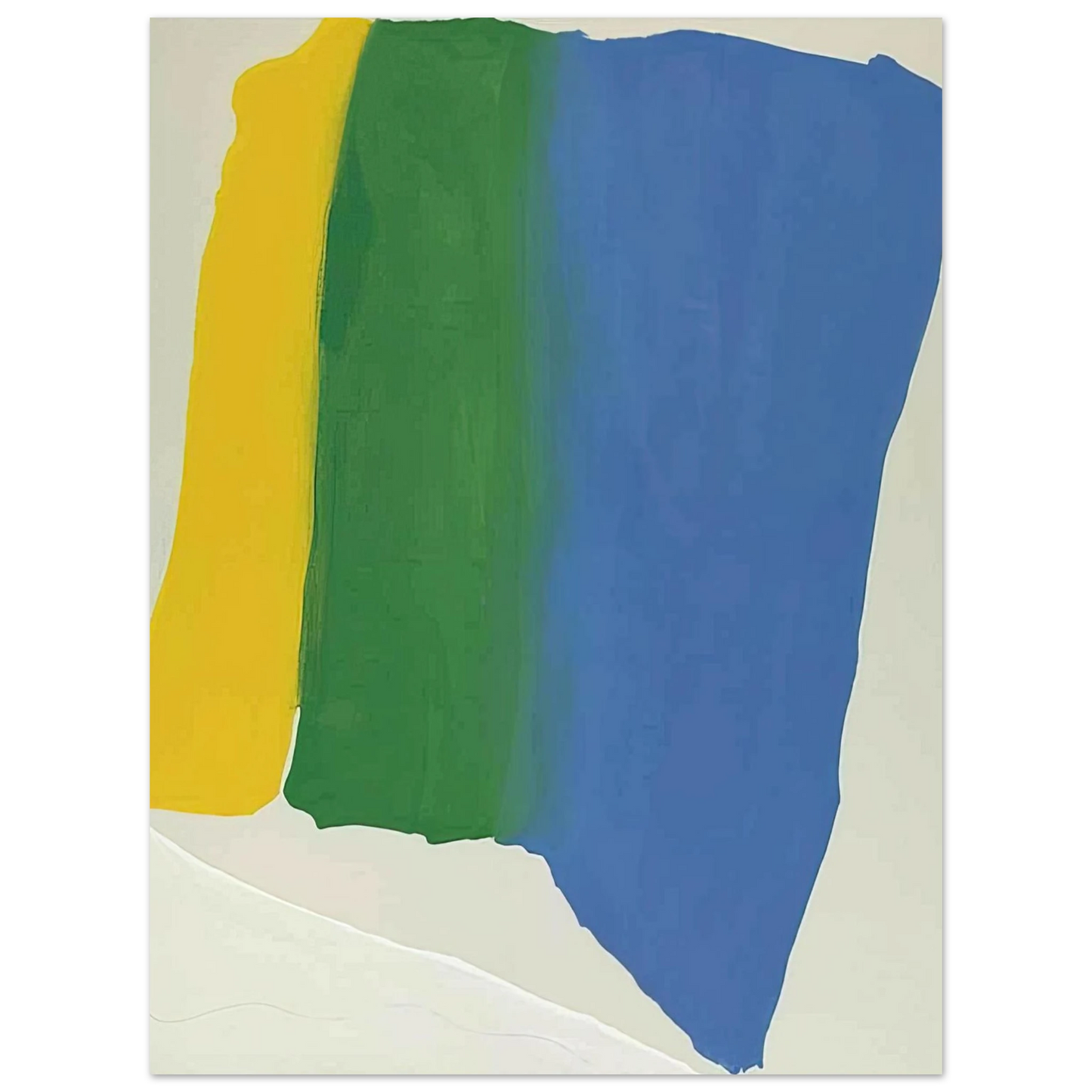 Helen Frankenthaler - Summer Insignia - 1969 Wall art - 13x18 cm / 5x7 inches - Fine Art Poster-canvas - -
