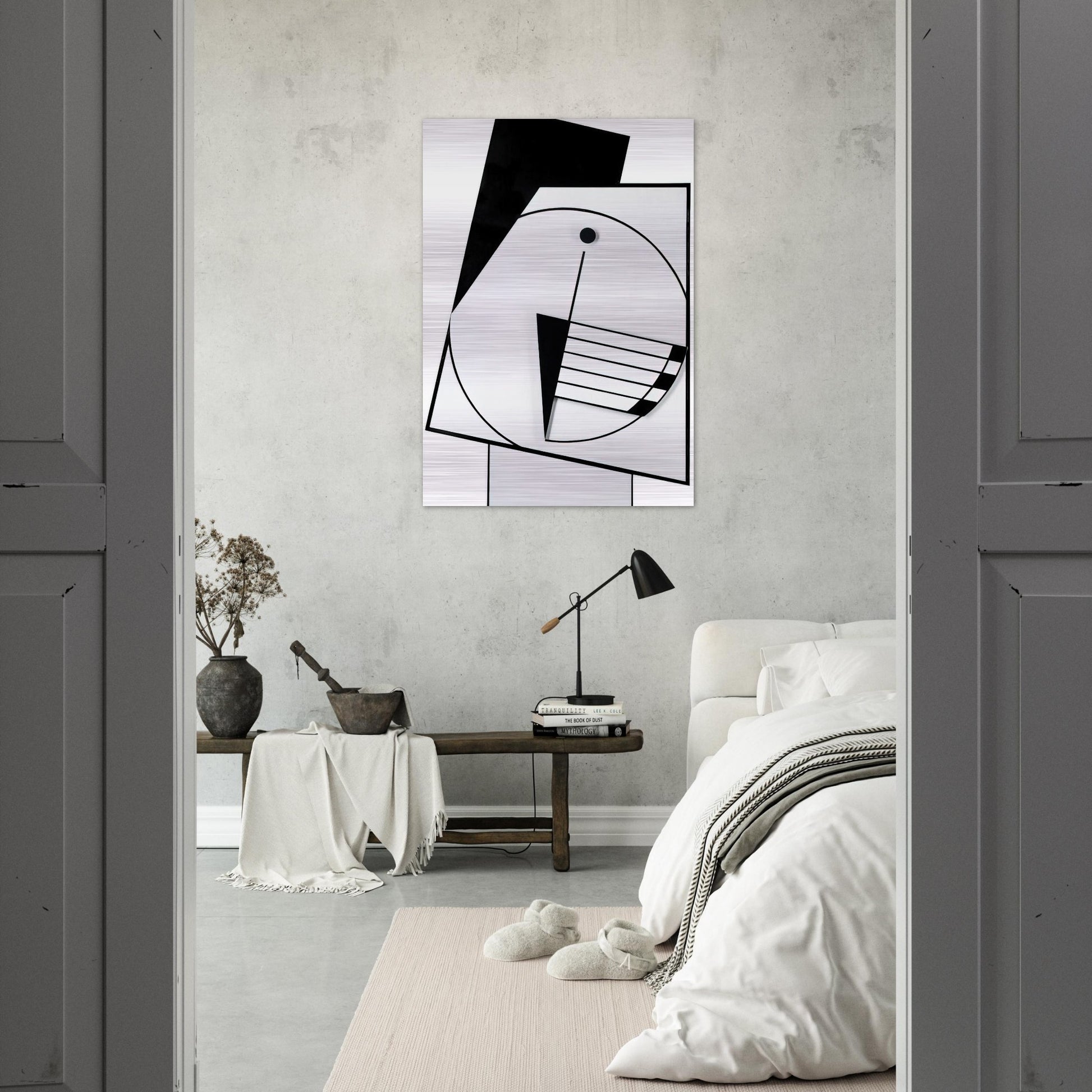 Rythme 3 - 1995 - Carmelo Arden Quin Brushed Aluminum Print - 70x100 cm / 28x40 inches | Carmelo Arden Quin Aluminum Print | Carmelo Arden Quin Prints