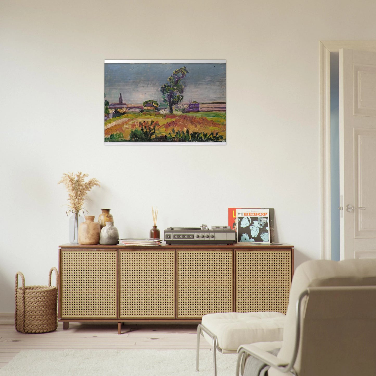PAYSAGE DES ENVIRONS DE TOULOUSE LE PONT DES DEMOISELLES 1898 - Henri Matisse Brushed Aluminum Print - 70x100 cm / 28x40 inches | Henri Matisse Aluminum Print | Henri Matisse Prints
