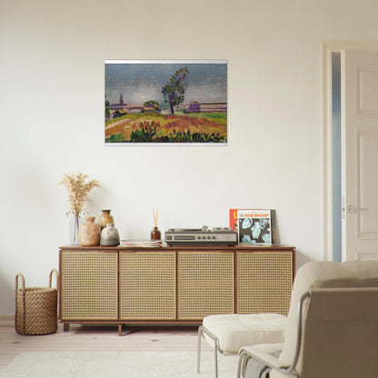 PAYSAGE DES ENVIRONS DE TOULOUSE LE PONT DES DEMOISELLES 1898 - Henri Matisse Brushed Aluminum Print - 70x100 cm / 28x40 inches | Henri Matisse Aluminum Print | Henri Matisse Prints