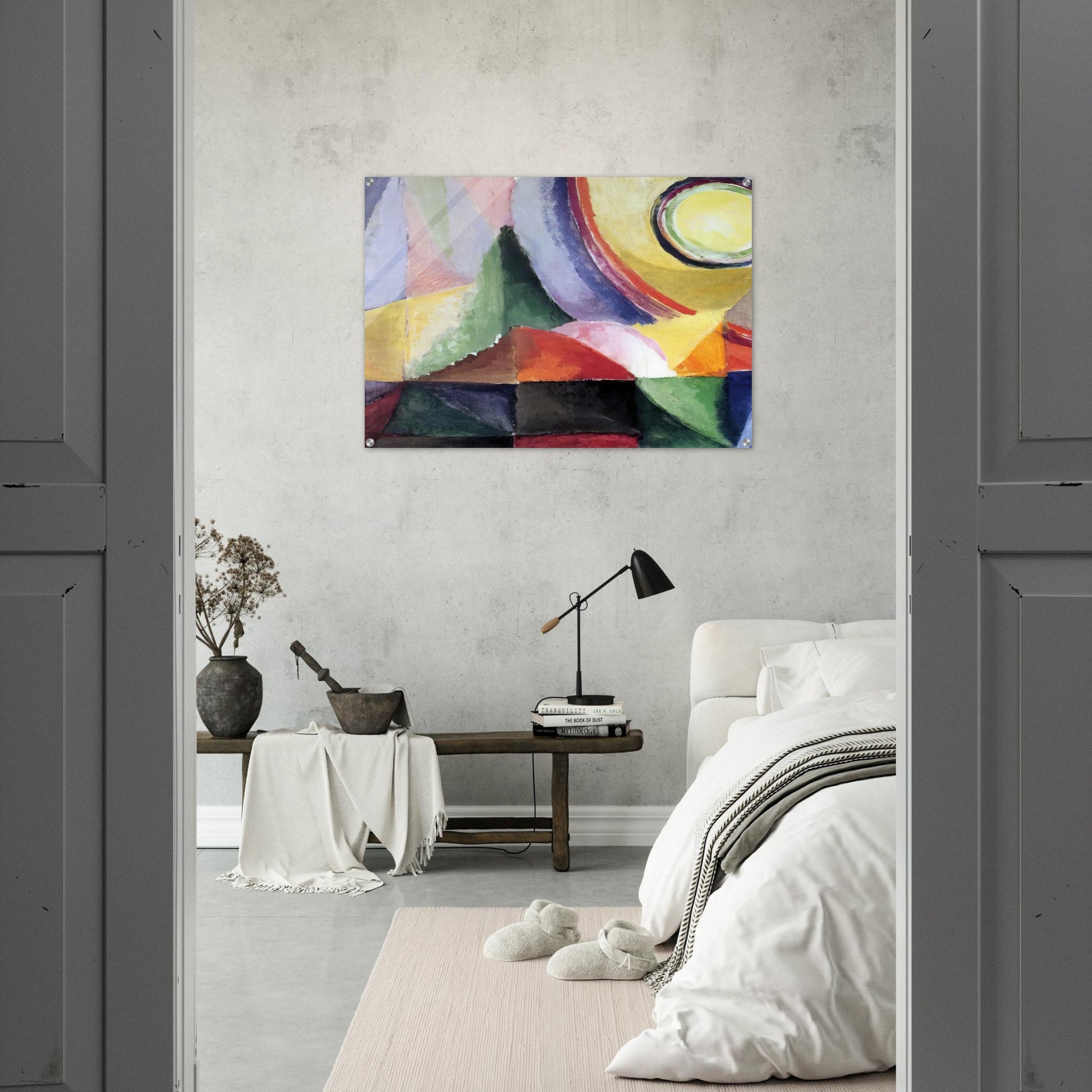 ELECTRIC PRISMS - Sonia Delaunay Acrylic Print - 70x100 cm / 28x40″ inches
