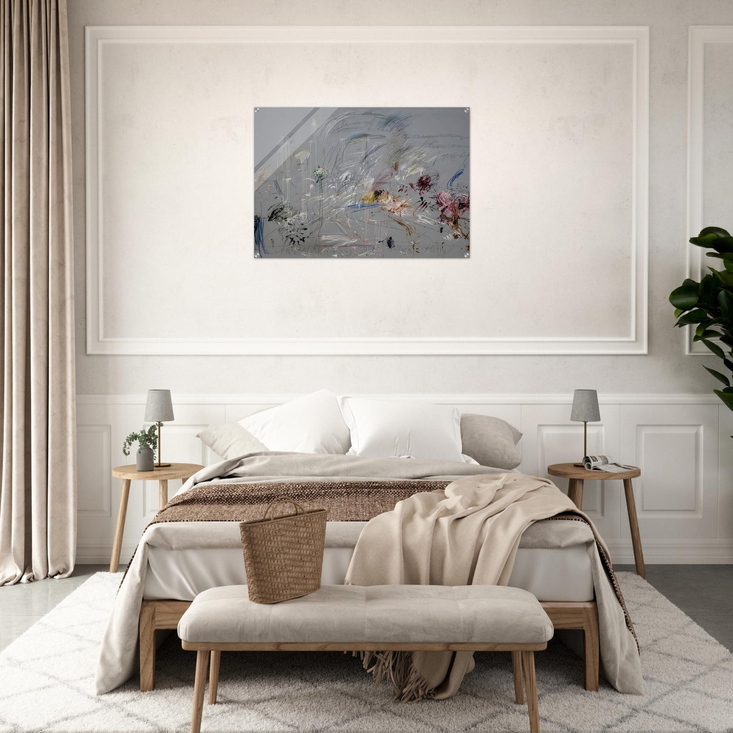 School of Athens - Cy Twombly Acrylic Print - 70x100 cm / 28x40″ inches
