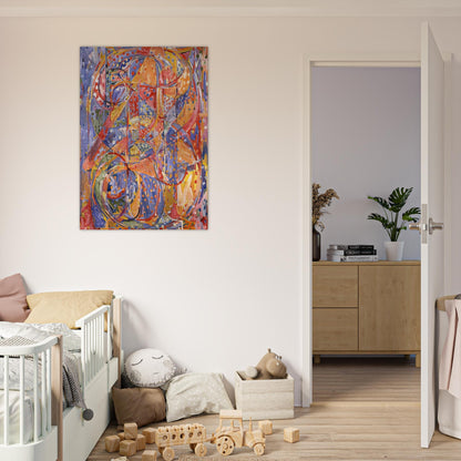 0 THROUGH 9 - Jasper Johns Brushed Aluminum Print - 70x100 cm / 28x40 inches | Jasper Johns Aluminum Print | Jasper Johns Prints