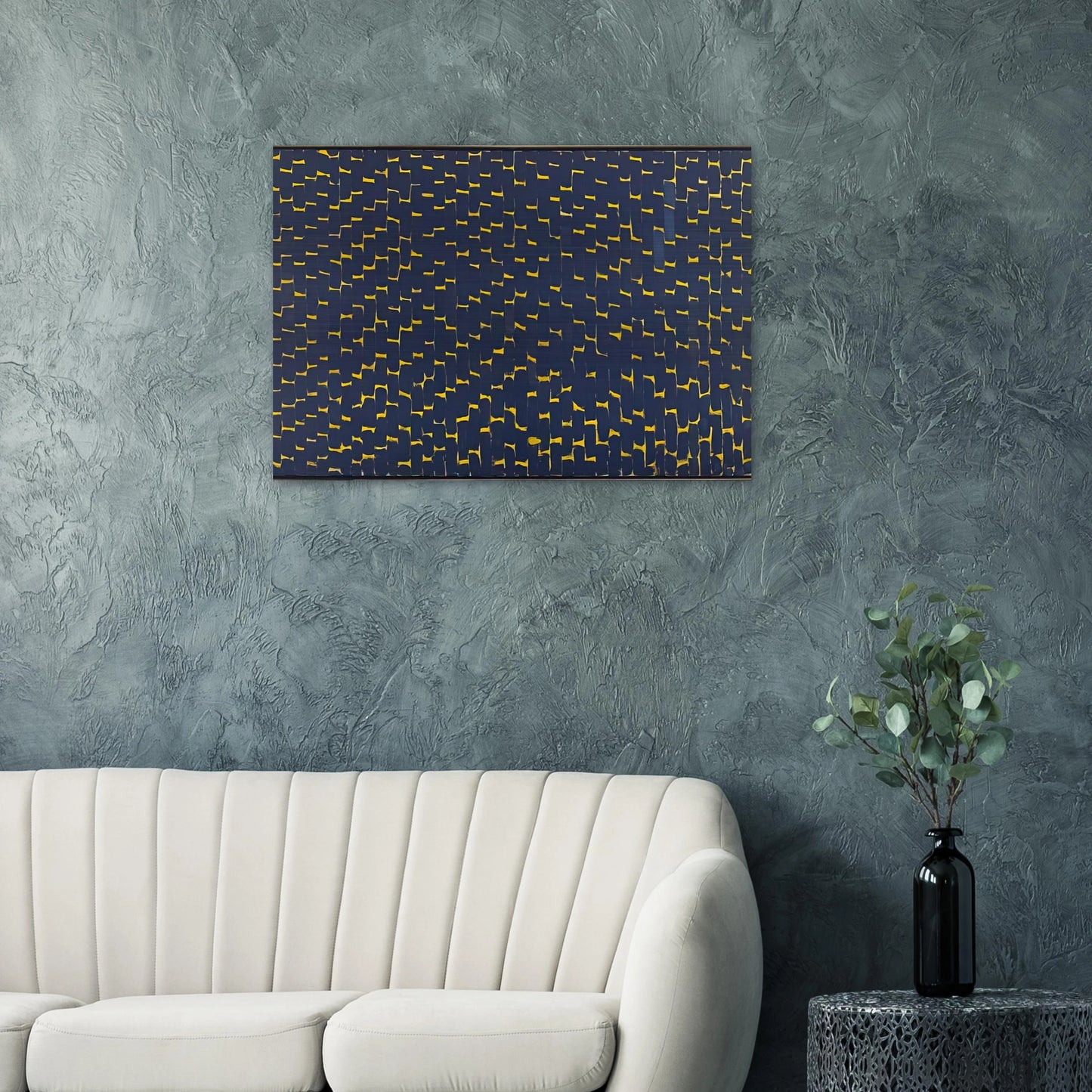 LATE NIGHT REFLECTIONS 1972 - Alma Woodsey Thomas Brushed Aluminum Print - 70x100 cm / 28x40 inches | Alma Woodsey Thomas Aluminum Print | Alma Woodsey Thomas Prints