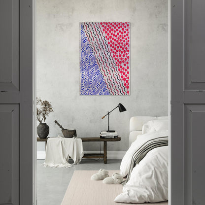 COMPOSITION 21 - Sonia Delaunay Brushed Aluminum Print - 70x100 cm / 28x40 inches | Sonia Delaunay Aluminum Print | Sonia Delaunay Prints
