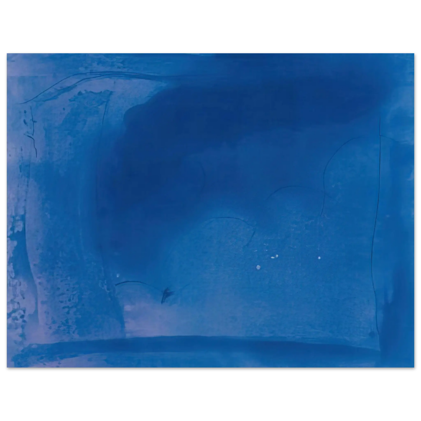 Helen Frankenthaler - Corot s Mark - 1987 Wall art - 15x20 cm / 6x8 Inches - Premium Wooden Framed Poster With Fine Art Paper - White frame