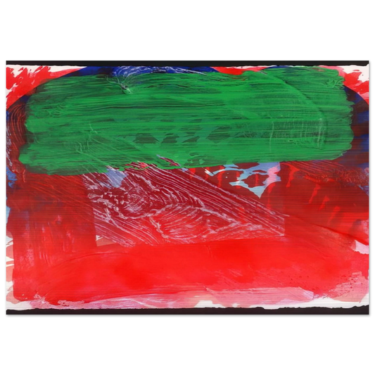 Strictly Personal - 2001 - Howard Hodgkin Brushed Aluminum Print - 70x100 cm / 28x40 inches | Howard Hodgkin Aluminum Print | Howard Hodgkin Prints
