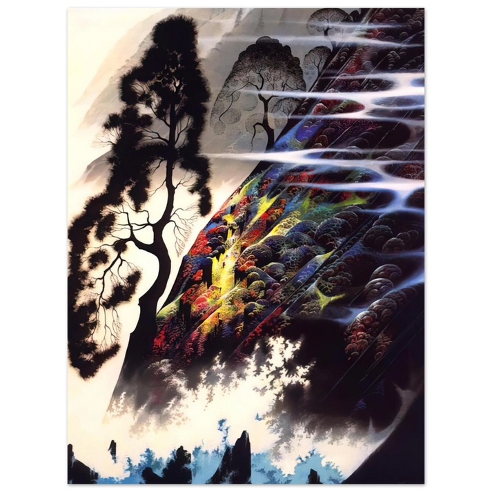 Eyvind Earle - Radiant Splendor  75x100 cm / 30x40inches Fine Art Poster