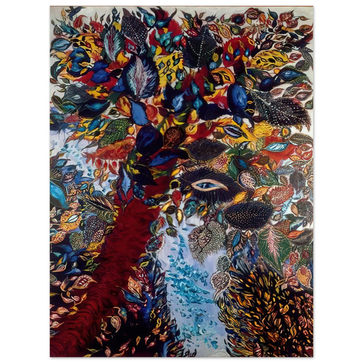 Seraphine Louis - The Tree of Paradise  75x100 cm / 30x40inches Fine Art Poster