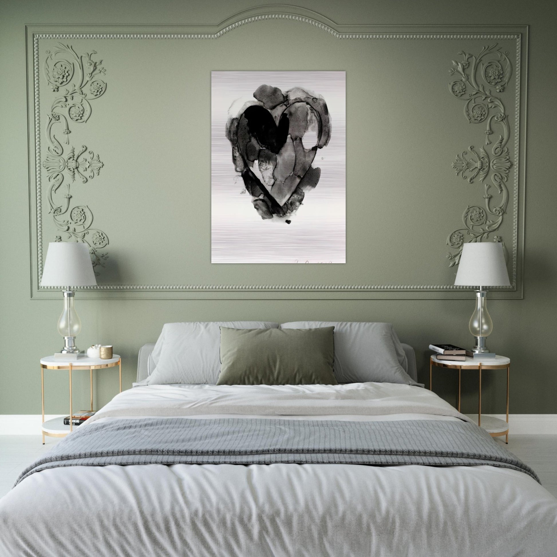 WELCOME HOME RARE BIRDS 1969 - Jim Dine Brushed Aluminum Print - 70x100 cm / 28x40 inches | Jim Dine Aluminum Print | Jim Dine Prints