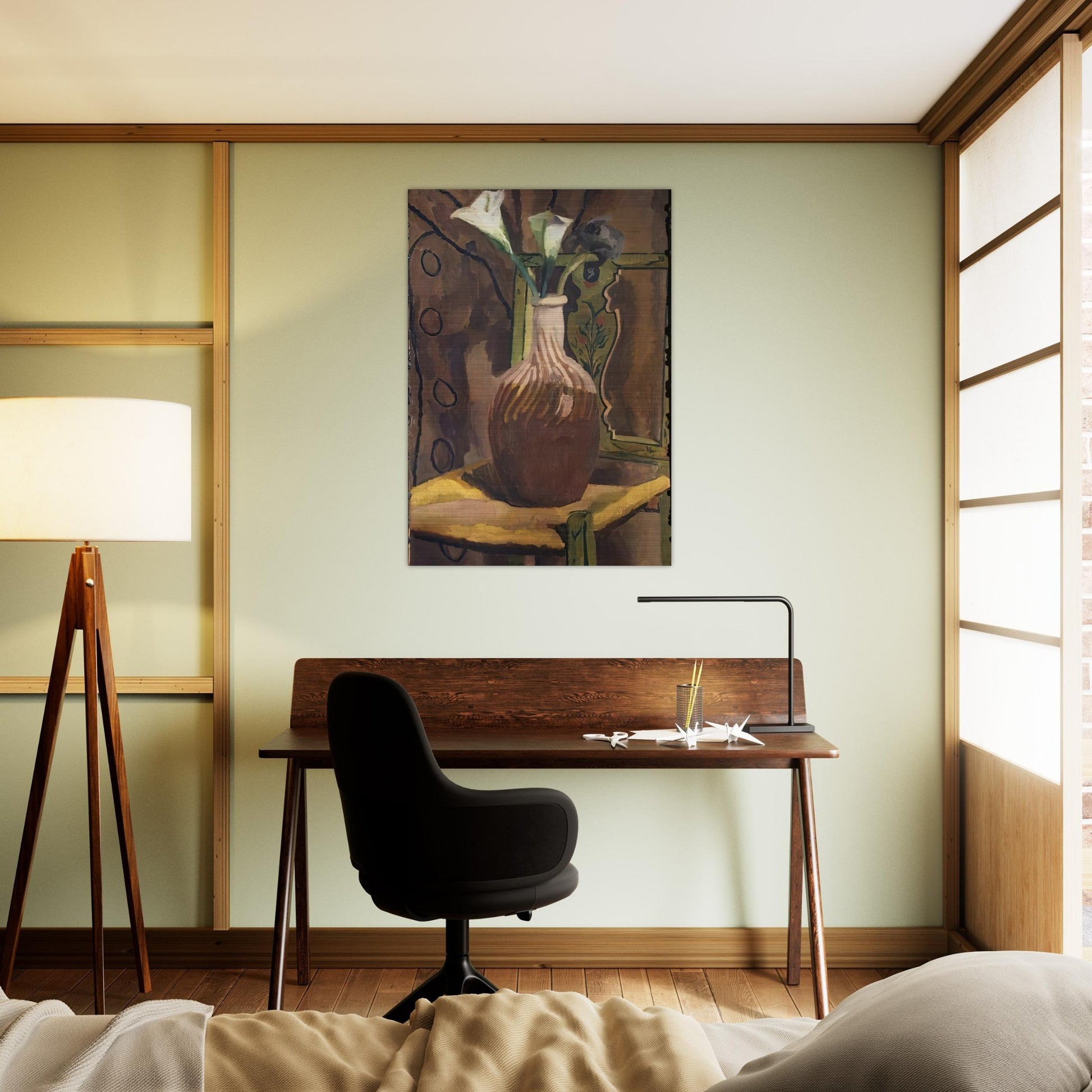 ARUM LILIES 1919 - Vanessa Bell Brushed Aluminum Print - 70x100 cm / 28x40 inches | Vanessa Bell Aluminum Print | Vanessa Bell Prints