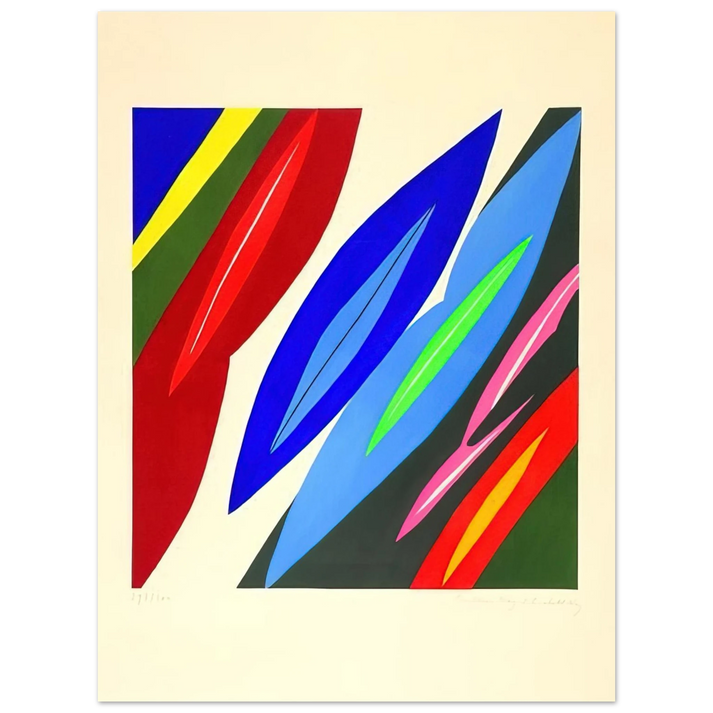 Ernst Wilhelm Nay - Farblitho 1968 - 2 NOR - 1968  75x100 cm / 30x40inches Fine Art Poster
