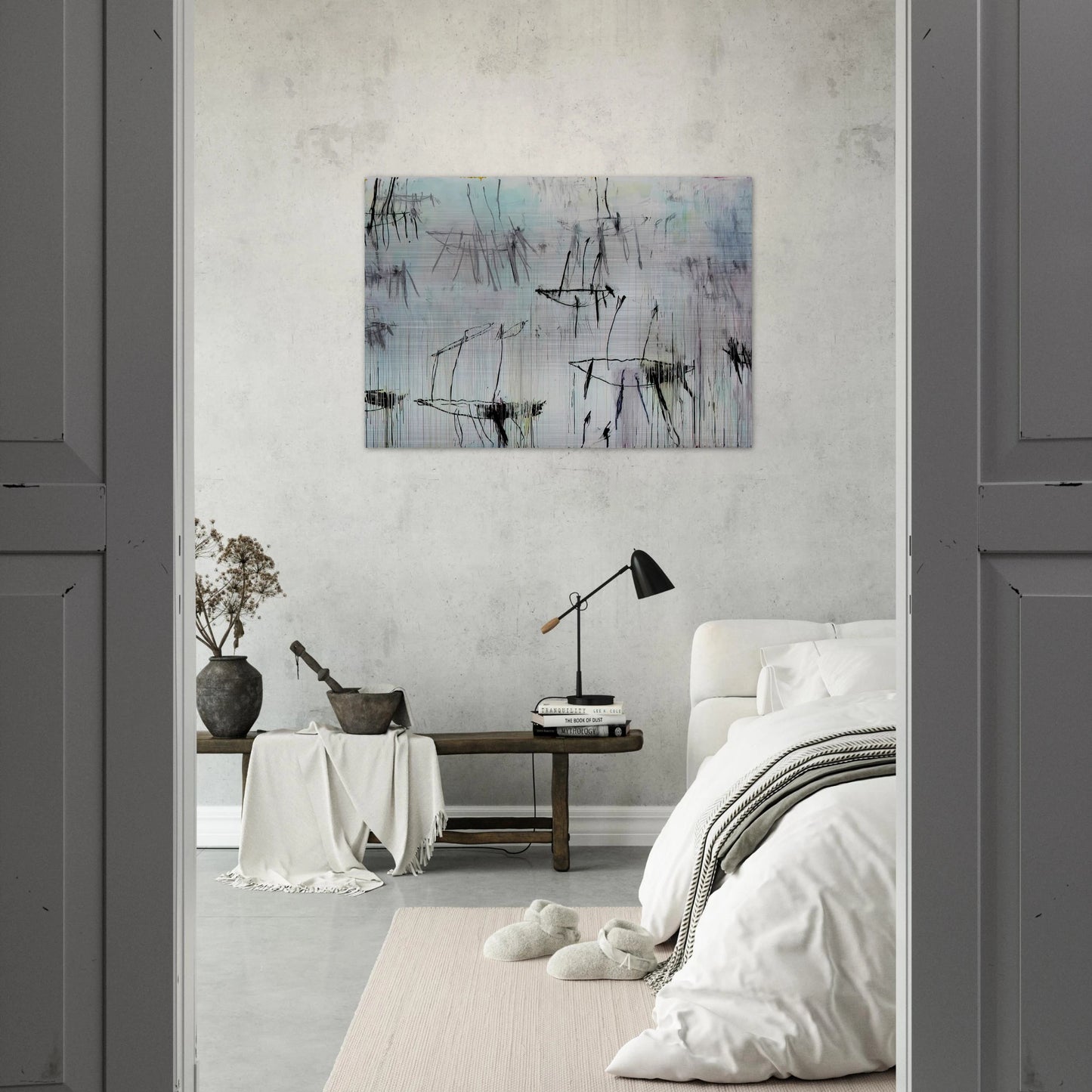 Lepanto, Part V - Cy Twombly Brushed Aluminum Print - 70x100 cm / 28x40 inches | Cy Twombly Aluminum Print | Cy Twombly Prints