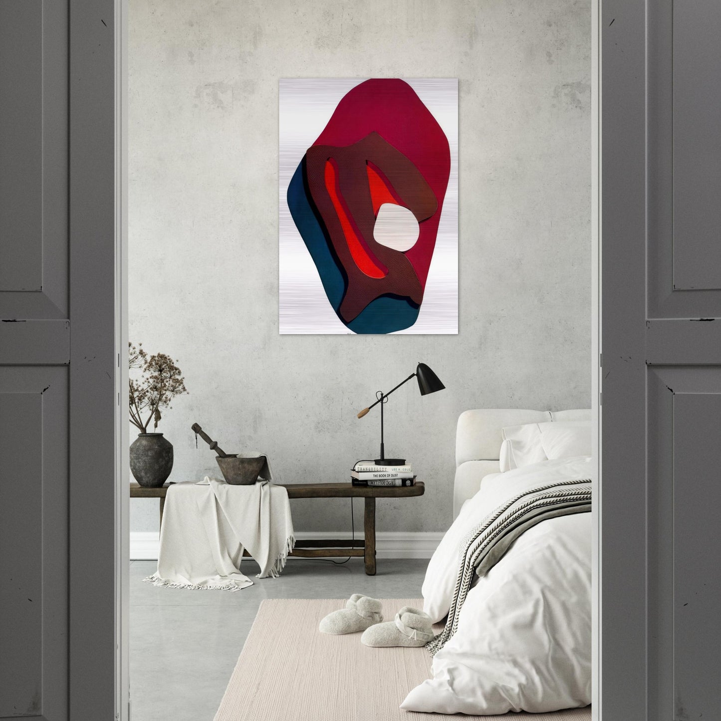 Enak s Tears. Terrestrial Forms - Jean Arp Brushed Aluminum Print - 70x100 cm / 28x40 inches | Jean Arp Aluminum Print | Jean Arp Prints