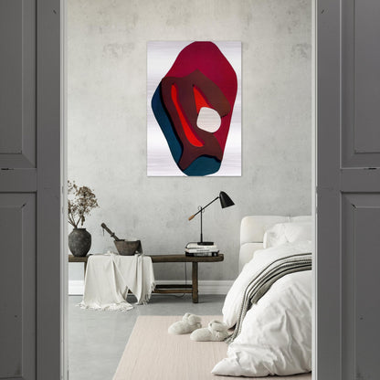 Enak s Tears. Terrestrial Forms - Jean Arp Brushed Aluminum Print - 70x100 cm / 28x40 inches | Jean Arp Aluminum Print | Jean Arp Prints