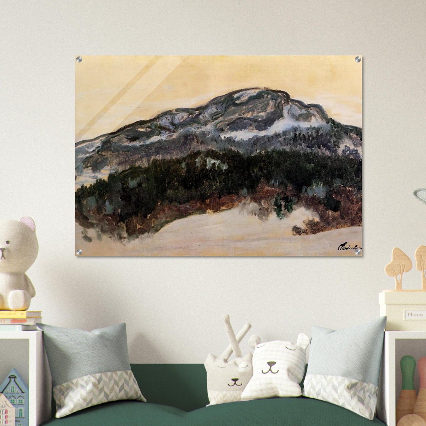 Mount Kolsaas, Norway - claude monet Acrylic Print - 70x100 cm / 28x40″ inches | claude monet Wall Art | claude monet Prints