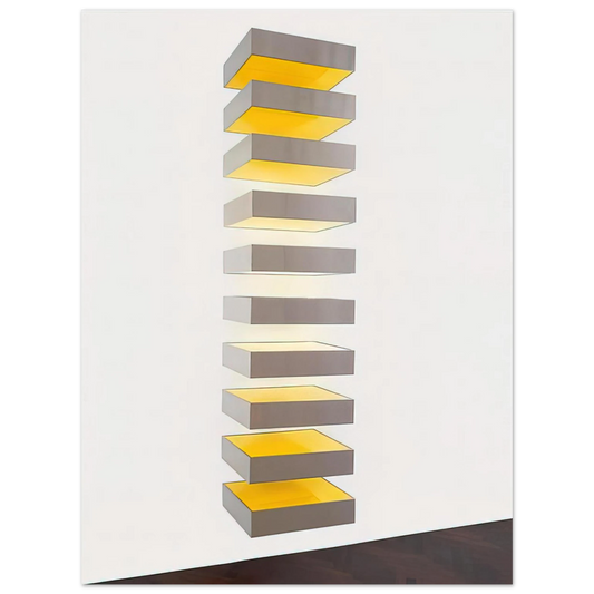 Donald Judd - Untitled Bernstein 80-52 - 1980  75x100 cm / 30x40inches Fine Art Poster