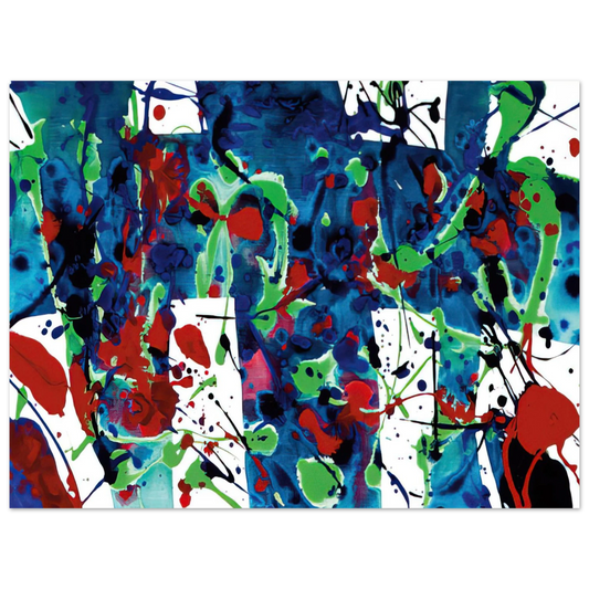 Sam Francis - Untitled  SFP94-33  SFF 1709   75x100 cm / 30x40inches Fine Art Poster