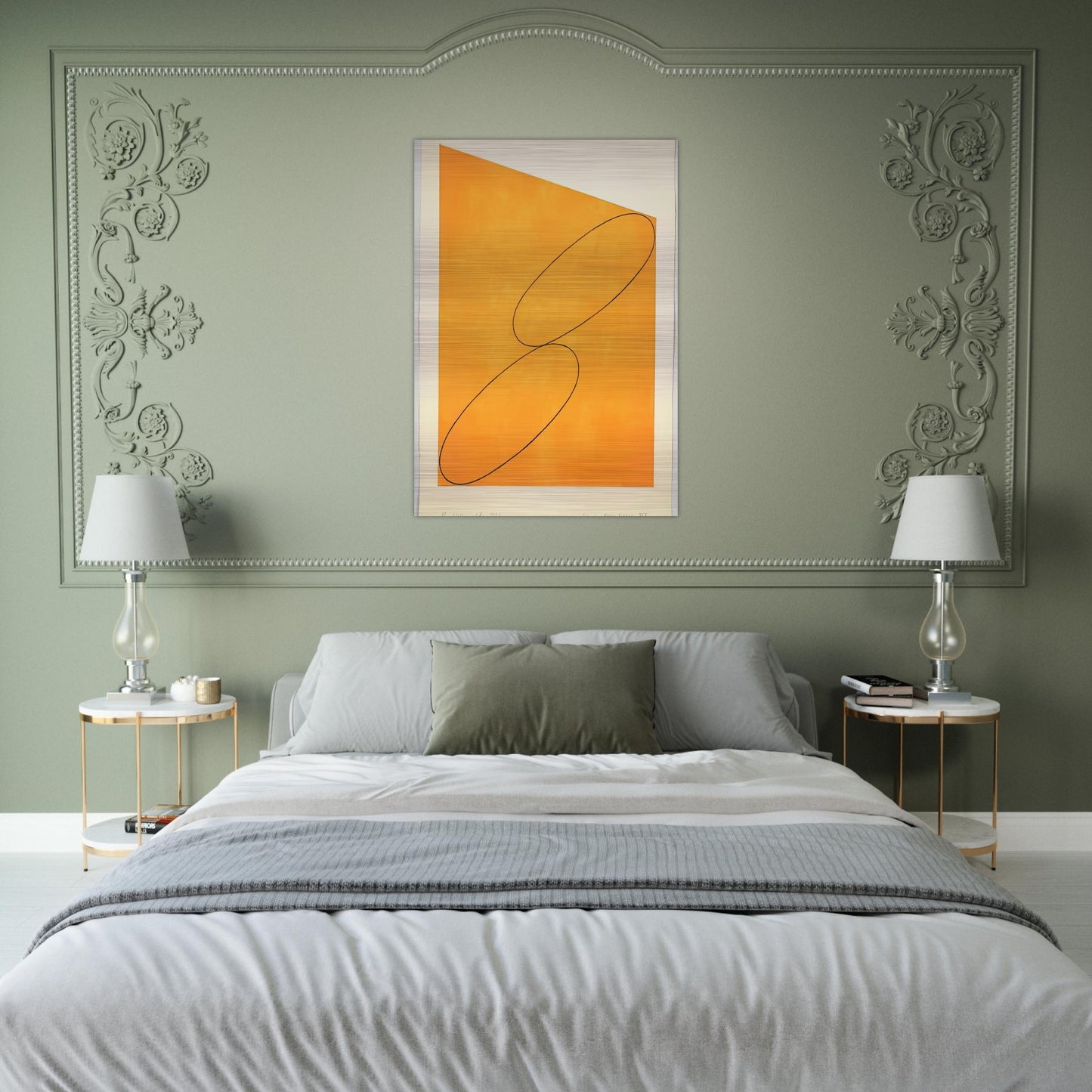 TUDY ATTIC SERIES XIV 1991 - Robert Mangold Brushed Aluminum Print - 70x100 cm / 28x40 inches | Robert Mangold Aluminum Print | Robert Mangold Prints