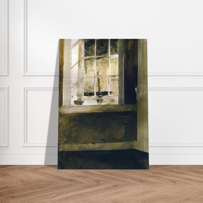 GROUNDHOG DAY 4 - Andrew Wyeth Brushed Aluminum Print - 70x100 cm / 28x40 inches | Andrew Wyeth Aluminum Print | Andrew Wyeth Prints