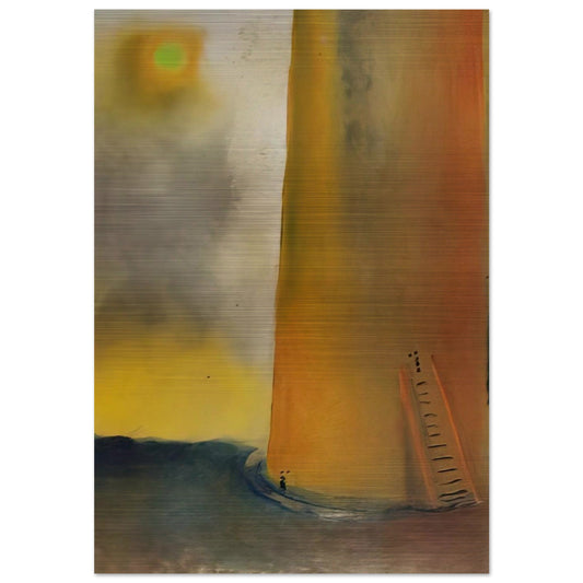 TOWER 1 - Salvador Dali Brushed Aluminum Print - 70x100 cm / 28x40 inches | Salvador Dali Aluminum Print | Salvador Dali Prints