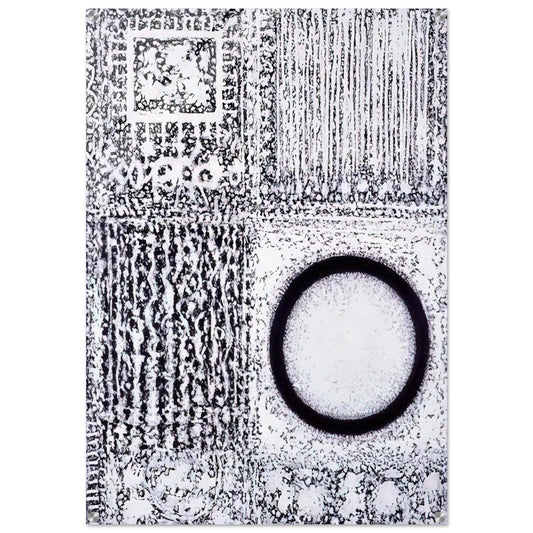 Circle by the Falling Waters - 1980 - Richard Pousette-Dart Acrylic Print - 70x100 cm / 28x40″ inches | Richard Pousette-Dart Wall Art | Richard Pousette-Dart Prints
