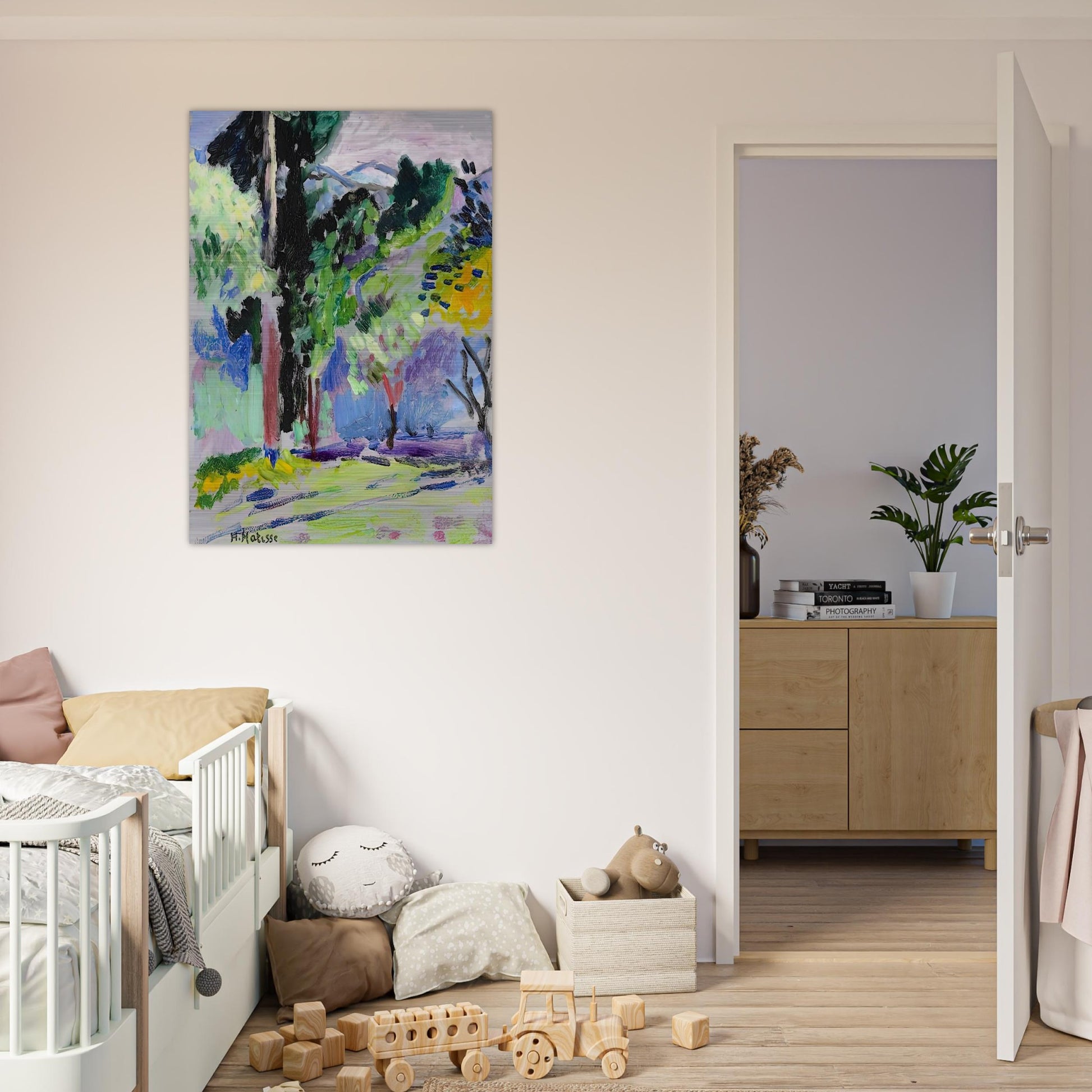 PAYSAGE A COLLIOURE 1905 - Henri Matisse Brushed Aluminum Print - 70x100 cm / 28x40 inches | Henri Matisse Aluminum Print | Henri Matisse Prints
