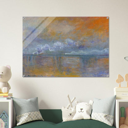 Charing Cross Bridge 02 - claude monet Acrylic Print - 70x100 cm / 28x40″ inches