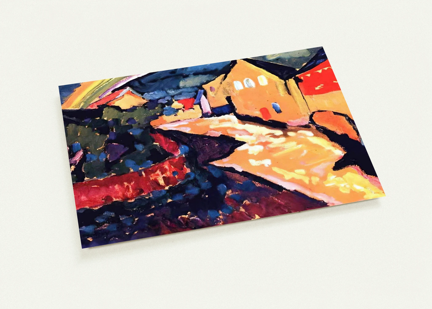 MURNAU WITH RAINBOW 1909 By Wassily Kandinsky Pack of 10 Post Cards | Wassily Kandinsky Post Cards | A6 (10.5 x 14.8 cm) - 4.1 x 5.8 inches