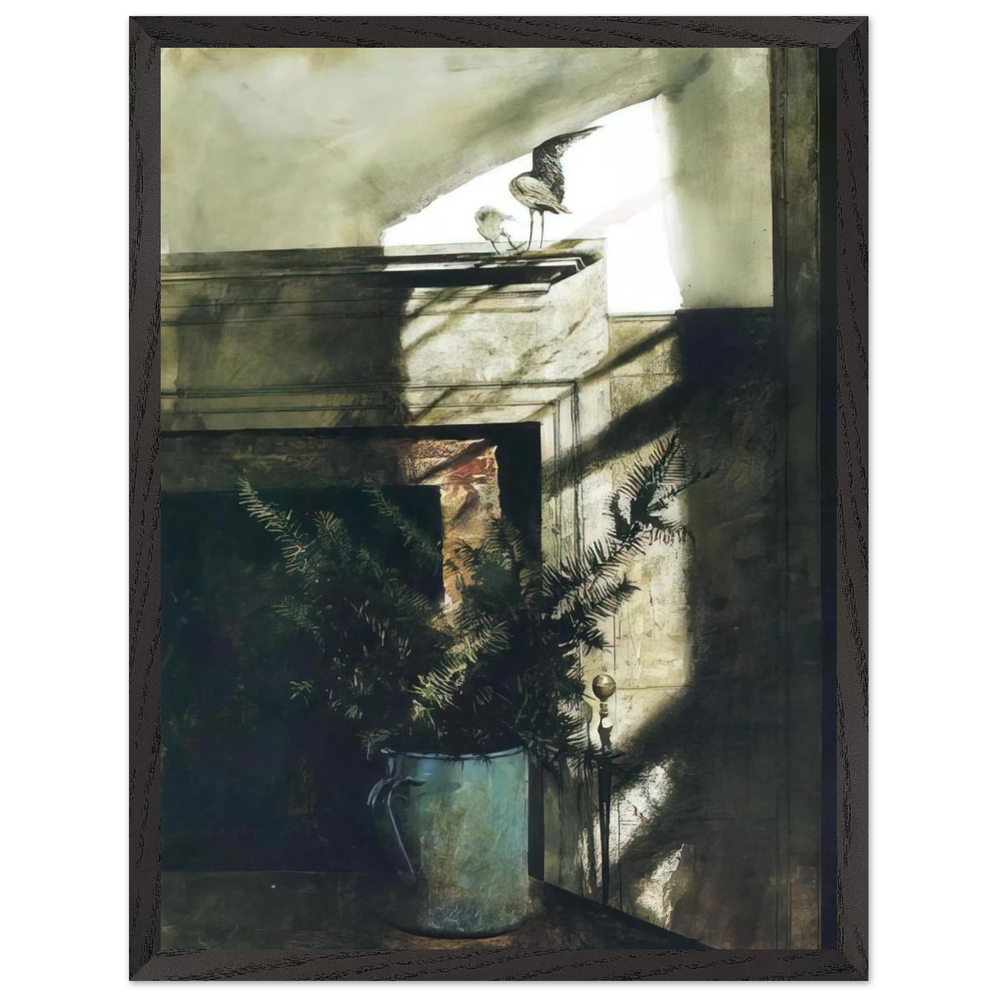 Andrew Wyeth - BIRD IN THE HOUSE Wall Art - 60x80 cm / 24x32 inches - Fine Art Poster-canvas - -