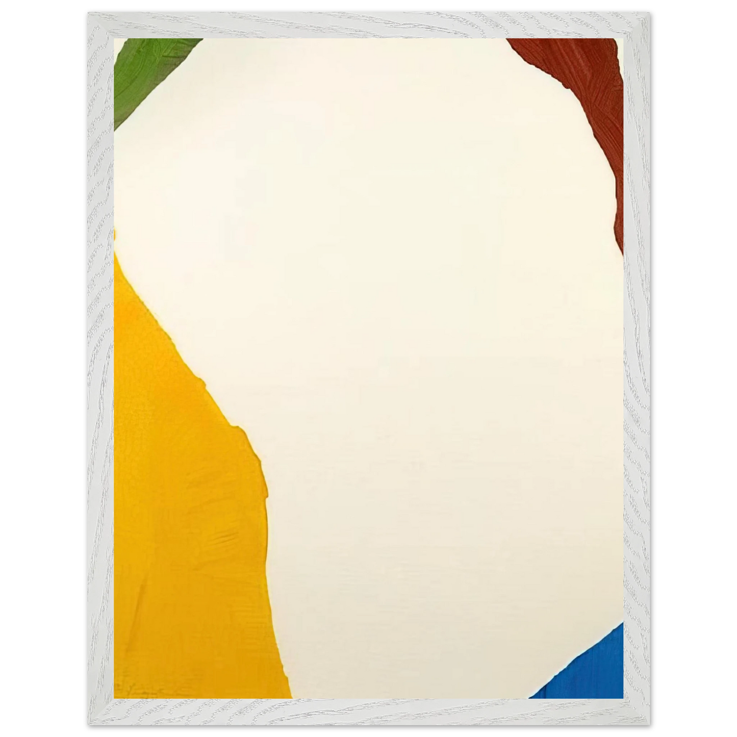 Helen Frankenthaler - Wind Directions - 1970 Wall art - 45x60 cm / 18x24 inches - Premium Wooden Framed Poster With Fine Art Paper-canvas - Black frame