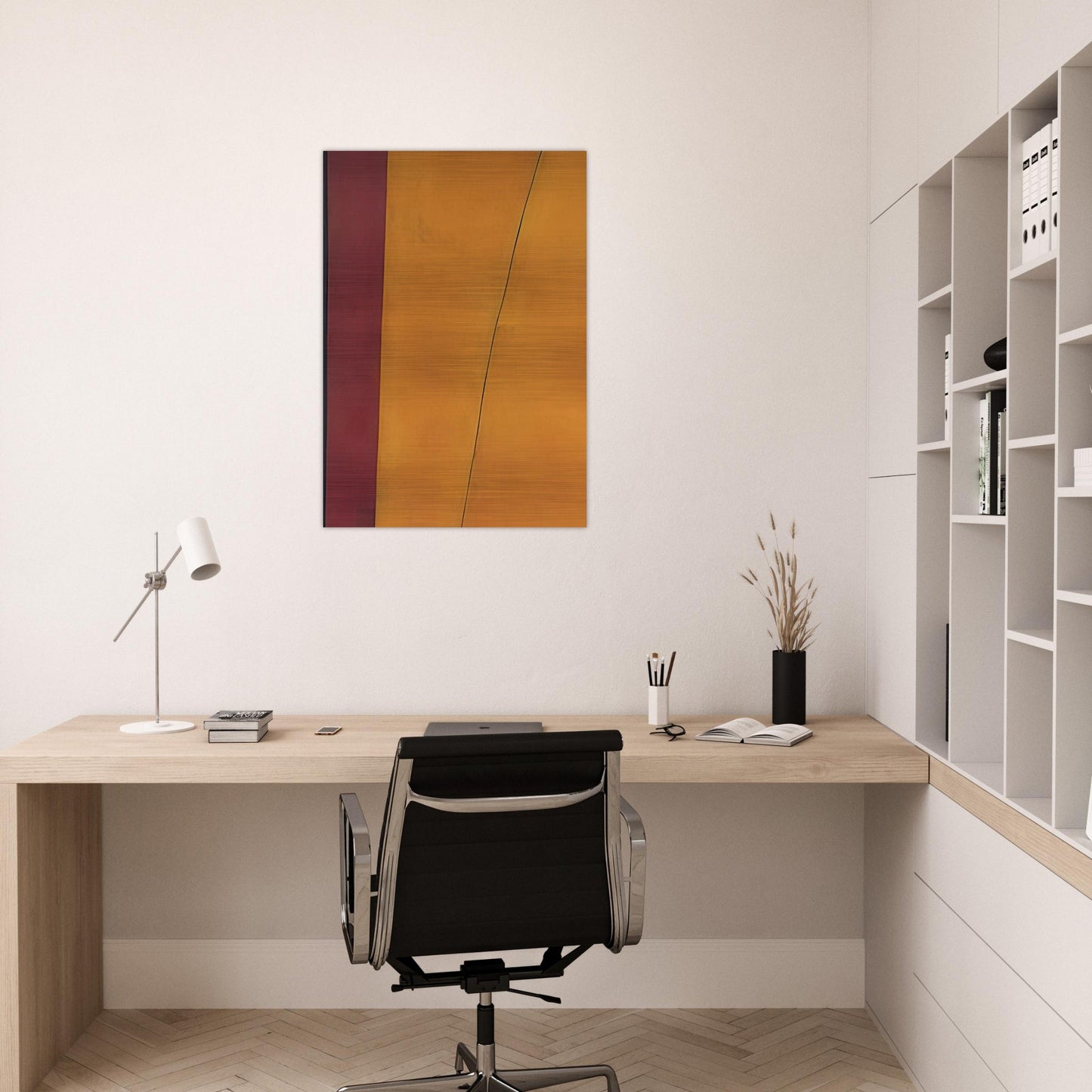 P-T #5 - 1970 - Edward Corbett Brushed Aluminum Print - 70x100 cm / 28x40 inches | Edward Corbett Aluminum Print | Edward Corbett Prints