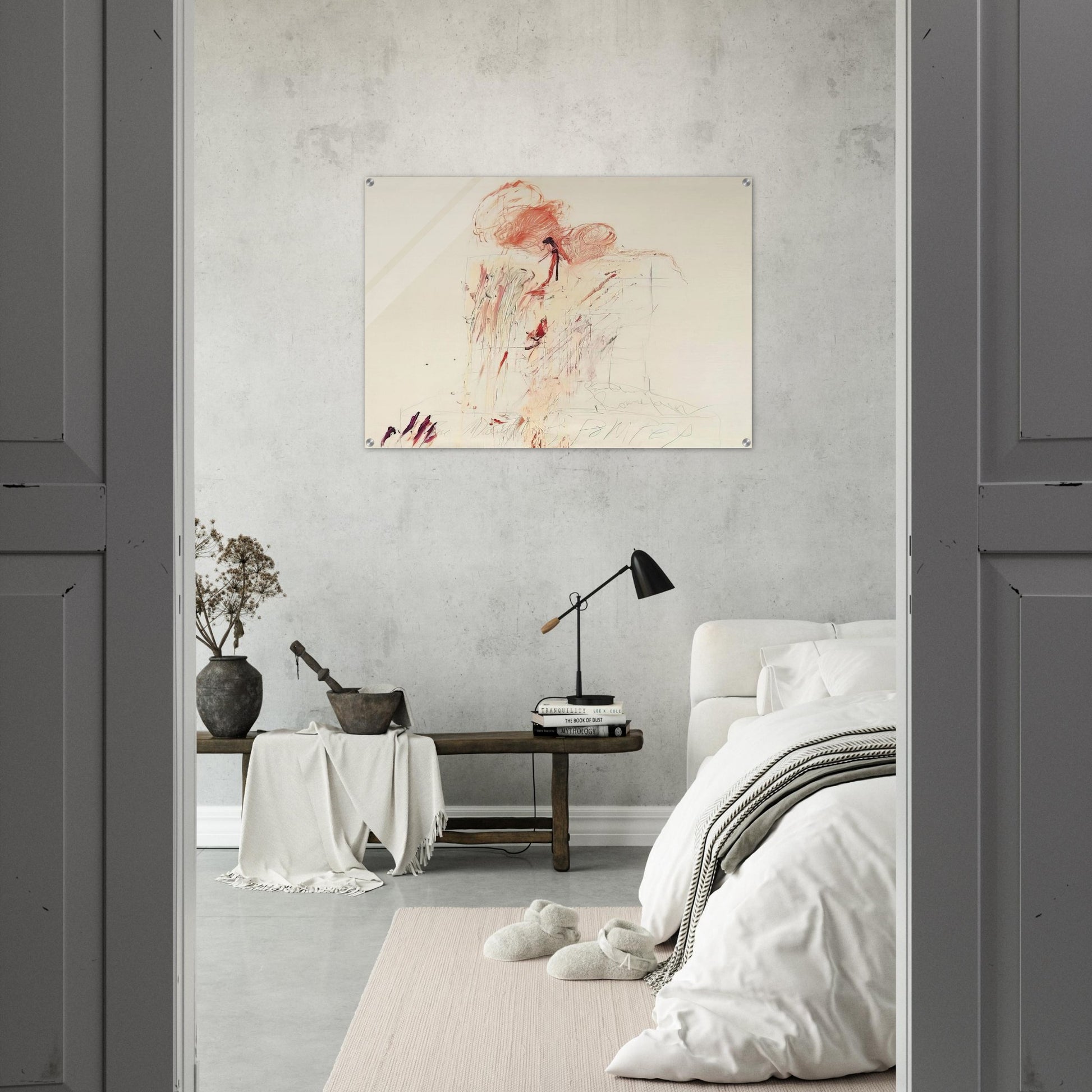 Death of Pompey  Rome  - Cy Twombly Acrylic Print - 70x100 cm / 28x40″ inches