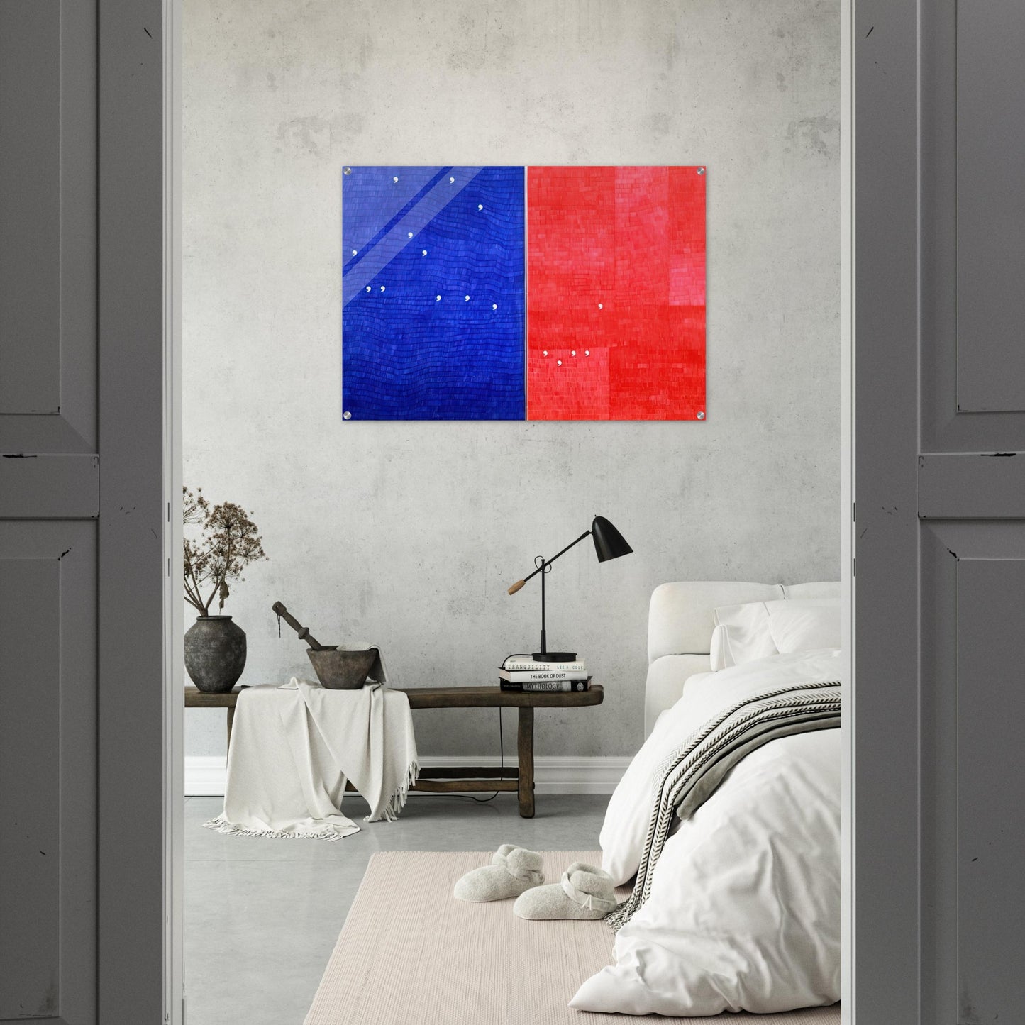 IMMAGINANDO TUTTO 1982 - Alighiero Boetti Acrylic Print - 70x100 cm / 28x40″ inches