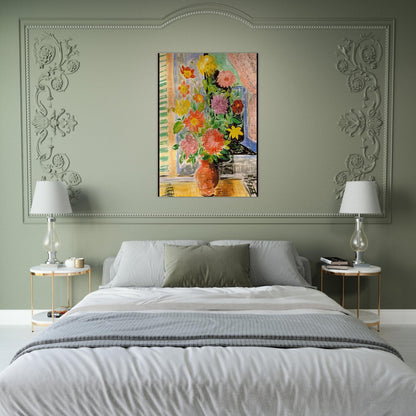 GRAND BOUQUET - Moise Kisling Brushed Aluminum Print - 70x100 cm / 28x40 inches | Moise Kisling Aluminum Print | Moise Kisling Prints