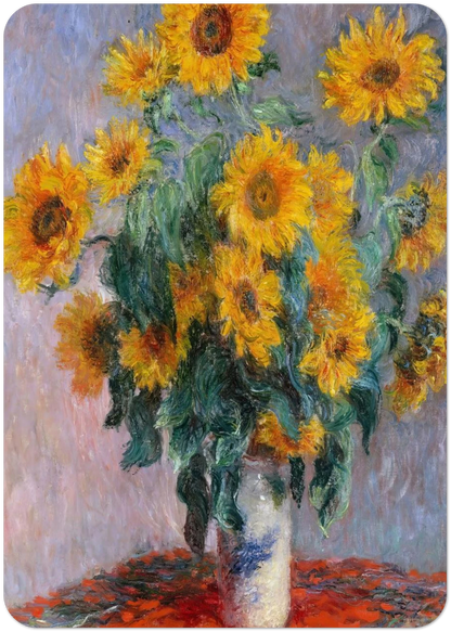 Bouquet of Sunflowers By claude monet Pack of 10 Post Cards | claude monet Post Cards | A6 (10.5 x 14.8 cm) - 4.1 x 5.8 inches